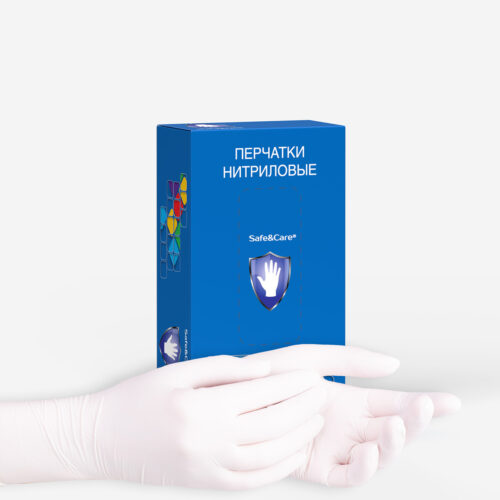Перчатки «Safe&Care»® нитриловые белые SN 315 без РУ