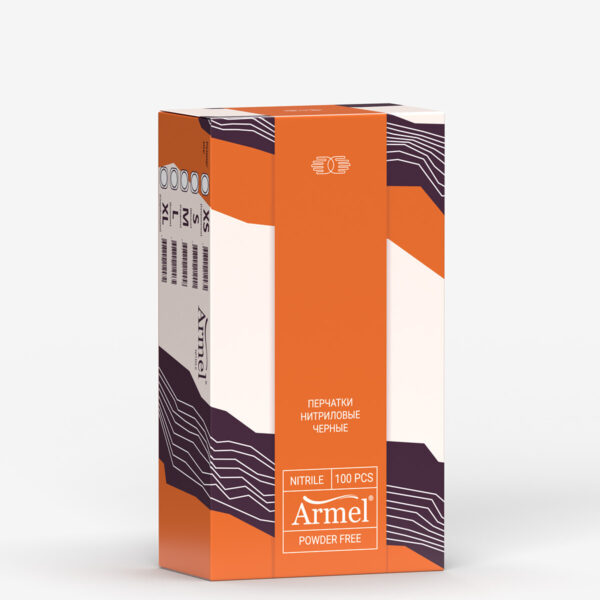Перчатки «Armel»® нитриловые черные ARMEL черные без РУ