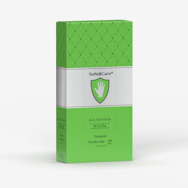 Перчатки «Safe&Care»® нитриловые зеленые  347 без РУ